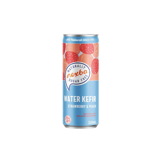 Nexba Strawberry & Peach Water Kefir