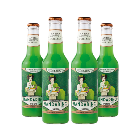 Bibite Polara Green Mandarin Soft Drink | 4x275ml