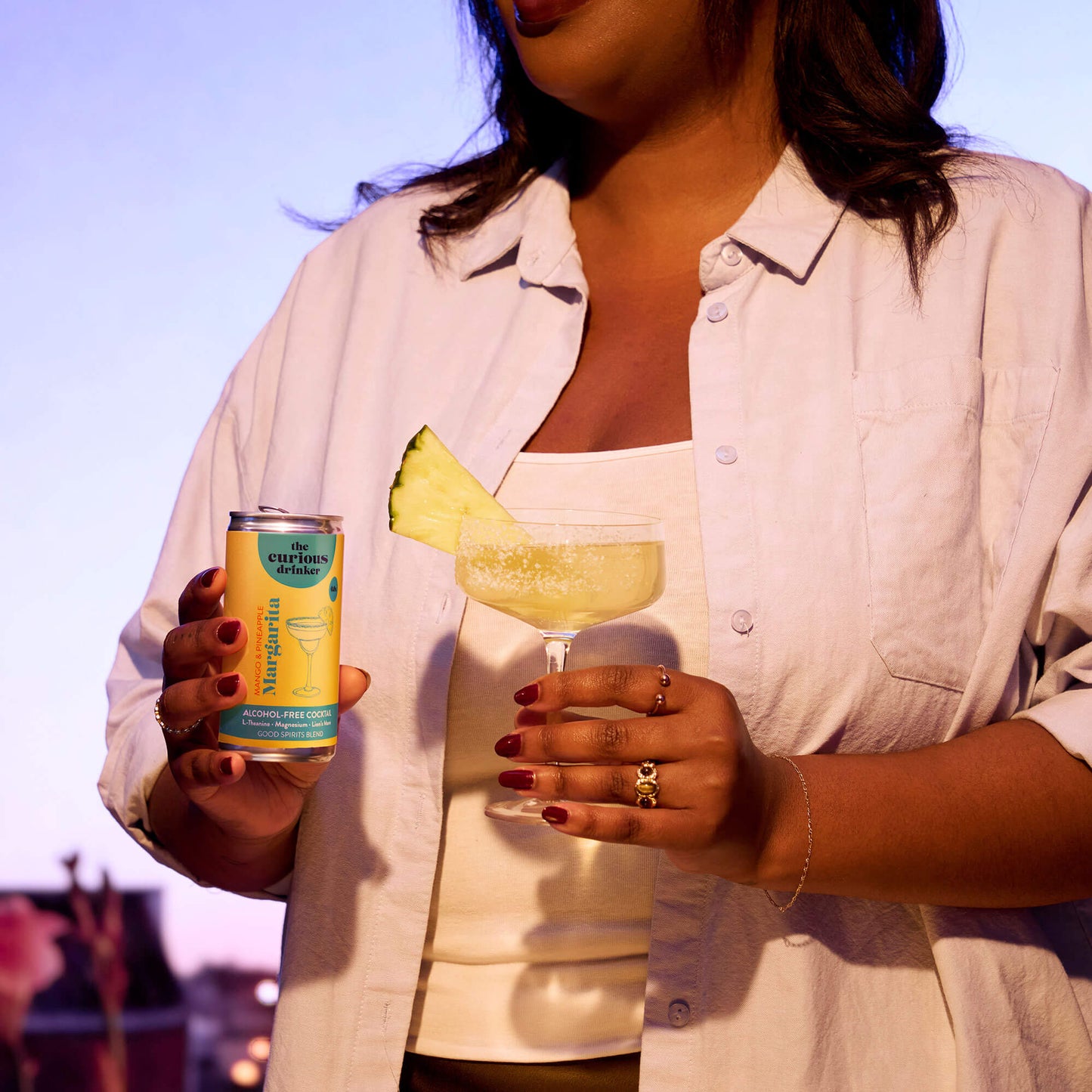 Alcohol-Free Mango & Pineapple Margarita | ABV 0%