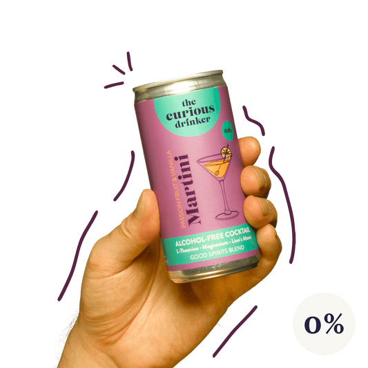 Alcohol-Free Passion Fruit & Vanilla Martini | ABV 0%