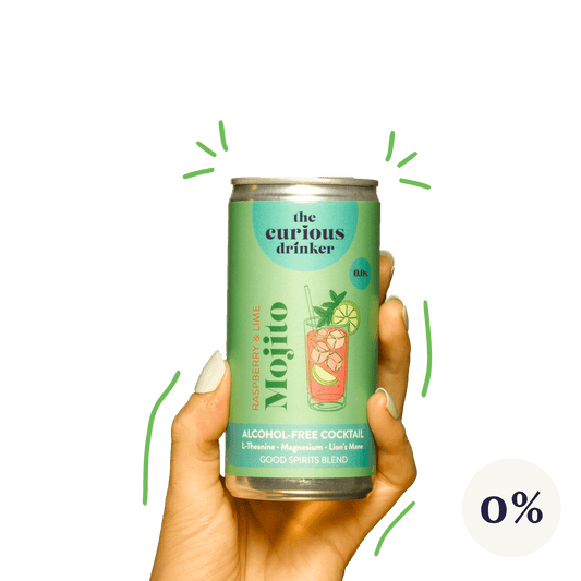 Alcohol-Free Raspberry & Lime Mojito | ABV 0%