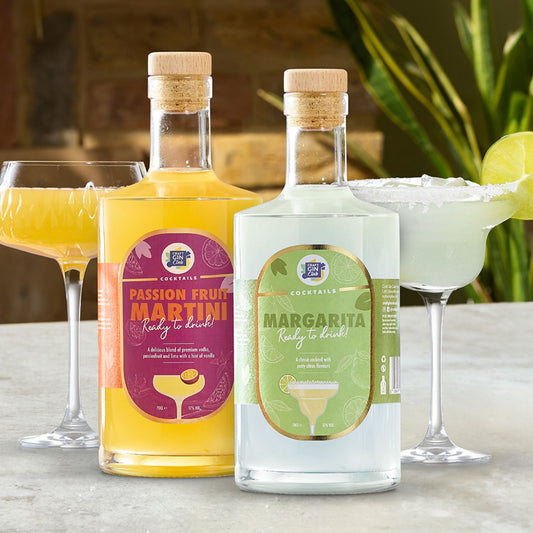 Margarita & Passion Fruit Martini Cocktail Bundle | 2 x ABV 17% 70cl