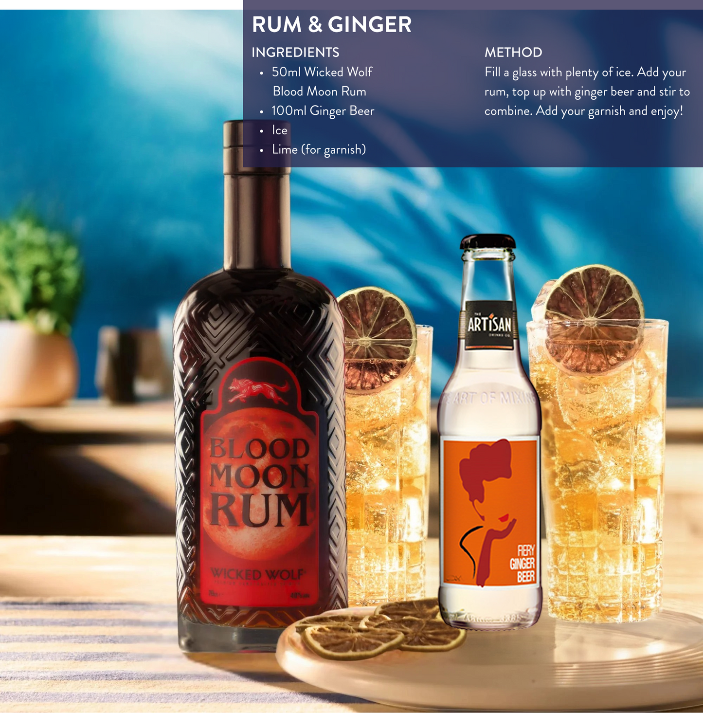 Rum & Ginger Beer Cocktail Set