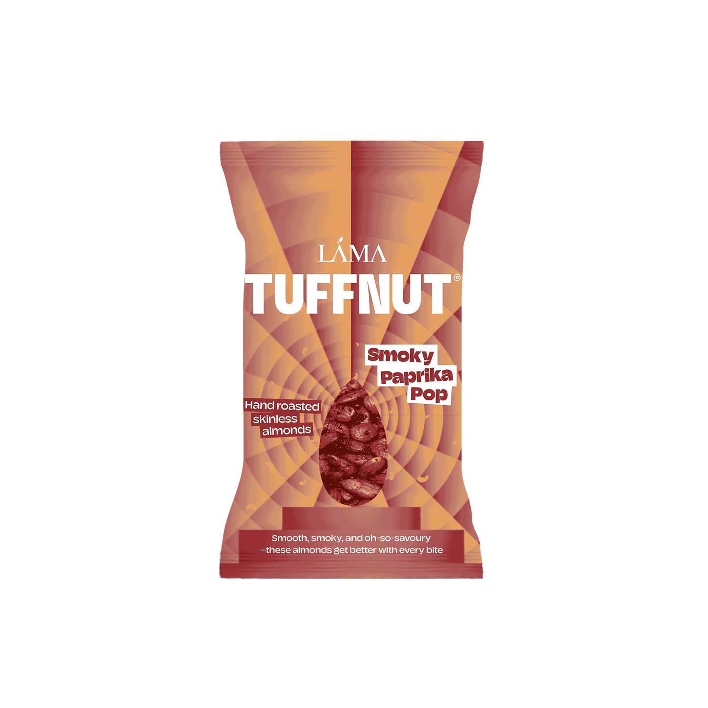 TuffNut Smoky Paprika Pop Skinless Almonds  | 12 x 40g