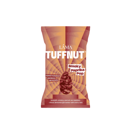 TuffNut Smoky Paprika Pop Skinless Almonds  | 12 x 40g