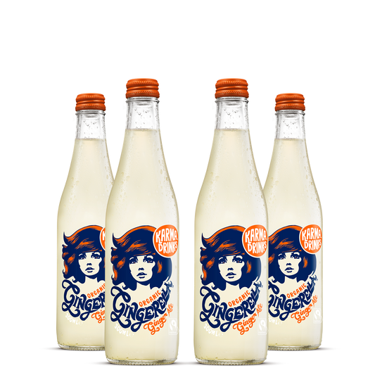 Karma Drinks Gingerella Bottle Soft Drink |  4 x 300ml