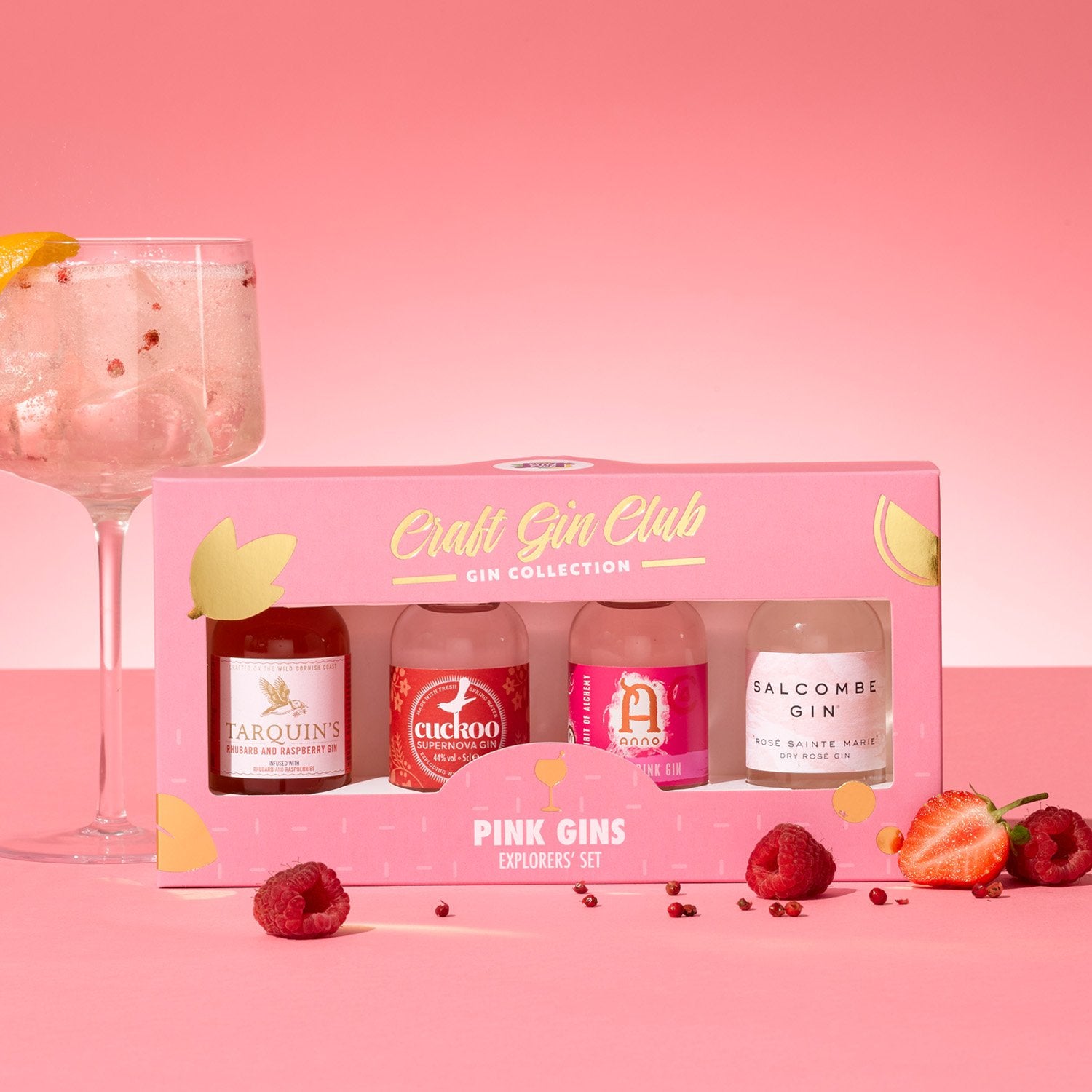 This pink gin and apple hot toddy, infused with Frangelico, is the